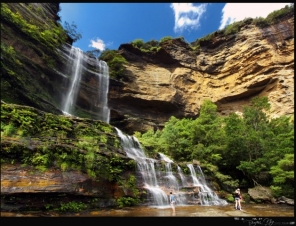 Katoomba Falls in the Blue Mountains